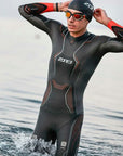 Zone3 Men's Vanquish-X Wetsuit - Black/Orange