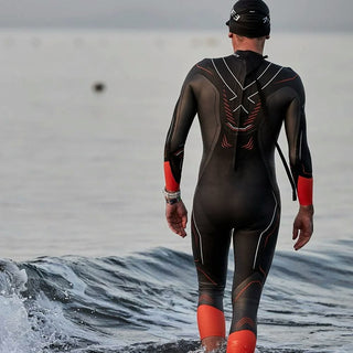 Zone3 Men's Vanquish-X Wetsuit - Black/Orange
