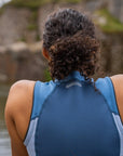 Zone3 Women's Yulex Vest - Blue/White