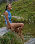 Zone3 Women's Yulex Vest - Blue/White