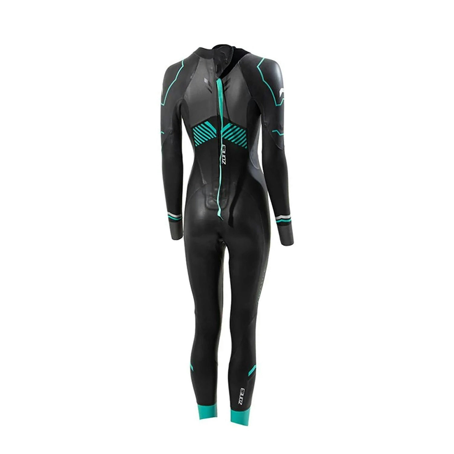 Zone3 Women's Advance Wetsuit - Black/Turquois