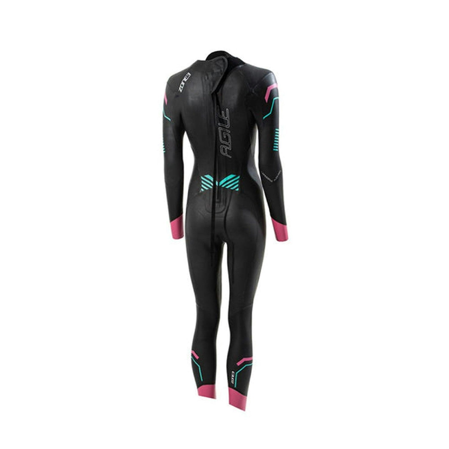 Zone3 Women's Agile Wetsuit - Black/Pink