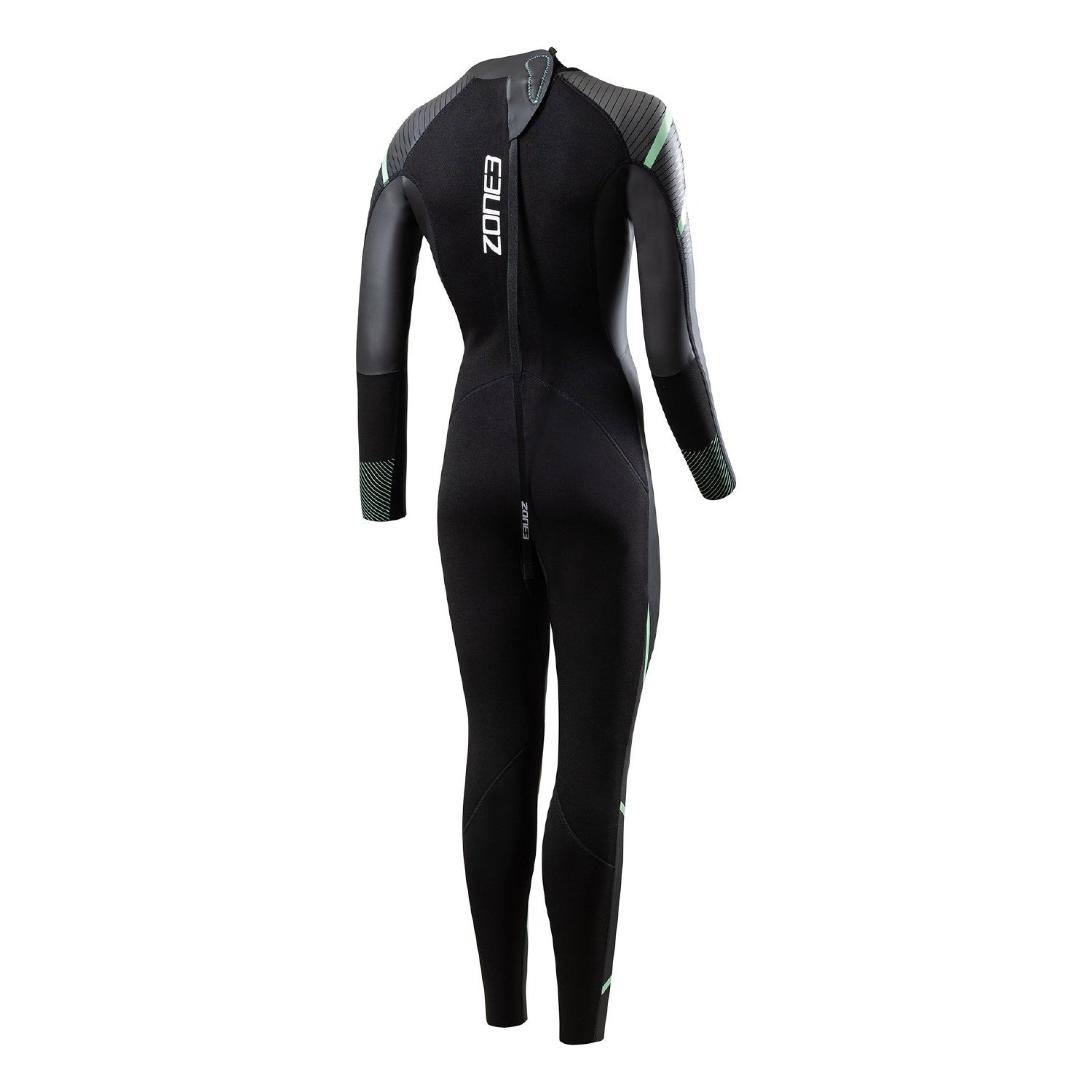 Zone3 Women's Glide Wetsuit - Black/Green
