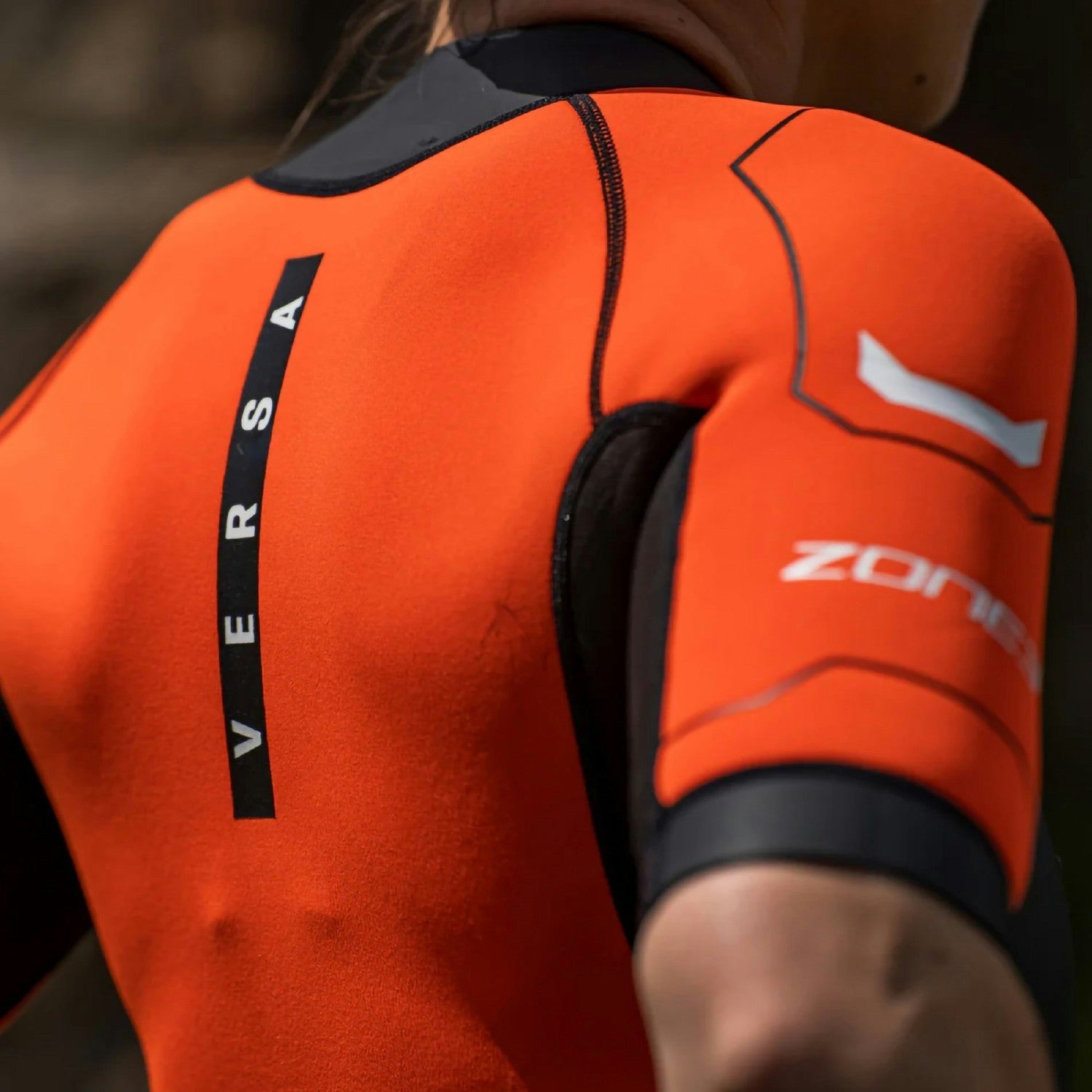 Zone3 Women's Versa Swim-run Wetsuit - Black/Orange