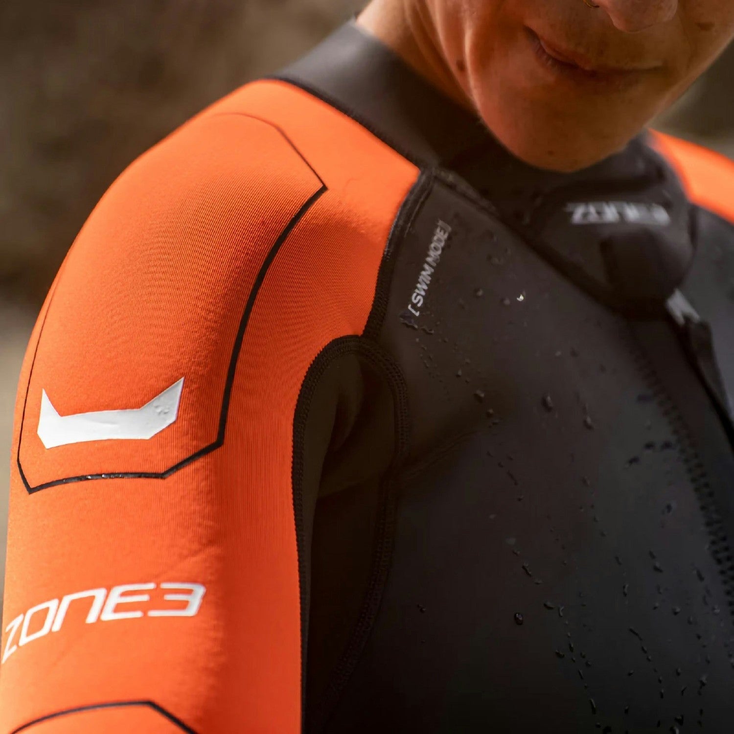 Zone3 Women's Versa Swim-run Wetsuit - Black/Orange