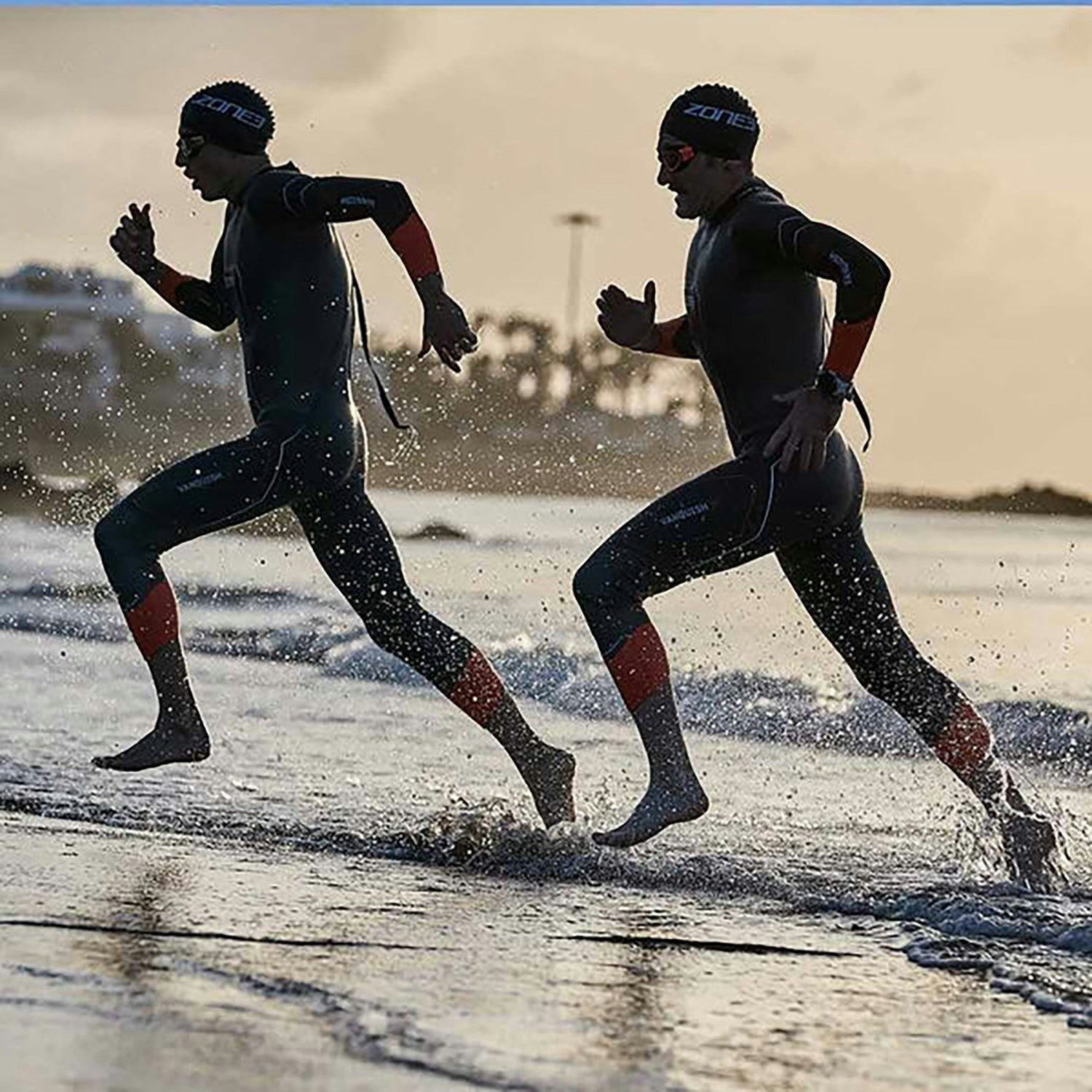 Zone3 Women's Vanquish-X Wetsuit - Black/Orange