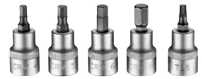 IceToolz Sockets 4,5,6,8+T25