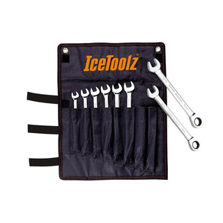 IceToolz 8-15Mm Combination Ratchet Wrench Set