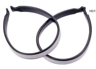 IceToolz Abs Trouser Clips With Reflector, 2 Pieces