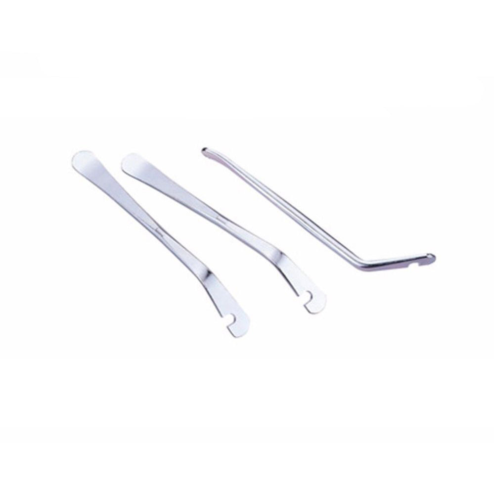 IceToolz Steel Tyre Lever Set Zinc Plated 3 Piece
