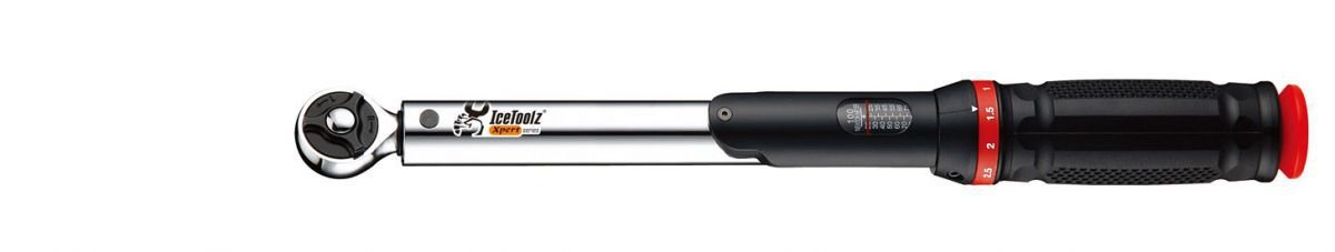 IceToolz 2Way Torque Wrench 20-100Nm 3/8 &amp; 1/2 Drive Sockets