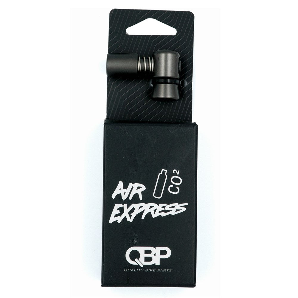 QBP Air Express CO₂ Inflator Kit Press Regulator Head + 2 × 16g Cartridges