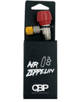 QBP Air Zeppelin CO₂ Inflator Kit – Screw Regulator Head + 2 × 16g Threaded Cartridges