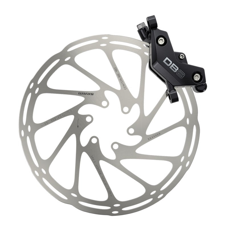 SRAM Disc Brake DB8 Stealth - Diffusion Black Front or Rear 2000mm Hose (includes MMX Clamp)(Rotor/Bracket sold separately) - Mineral Oil Brake B1