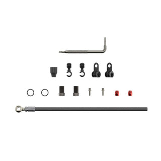 SRAM DISC BRAKE HYDRAULIC HOSE KIT - SILVER BANJO -2000MMBLK (INC. BANJO - FITTINGS) - XX -JUICY5/7/ -GUIDE R/RS/RSC/ULT(B1) -GUIDET(A1) -G2 RSC/ULT -LEVEL4PISTON ULT/SLV(C1) -MAVENULT/SLV(A1)