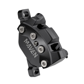SRAM Disc Brake Maven Silver - Aluminum Lever - Stainless Hardware - Reach/Contact Adj -SwingLink - Black Front/Rear 2000mm Hose (includes MMX Clamp -20P-2 Bracket -Bleeding Edge Tool) A1