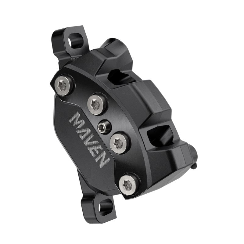 SRAM Disc Brake Maven Silver - Aluminum Lever - Stainless Hardware - Reach/Contact Adj -SwingLink - Black Front/Rear 2000mm Hose (includes MMX Clamp -20P-2 Bracket -Bleeding Edge Tool) A1