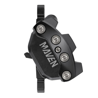 SRAM Disc Brake Maven Silver - Aluminum Lever - Stainless Hardware - Reach/Contact Adj -SwingLink - Black Front/Rear 2000mm Hose (includes MMX Clamp -20P-2 Bracket -Bleeding Edge Tool) A1