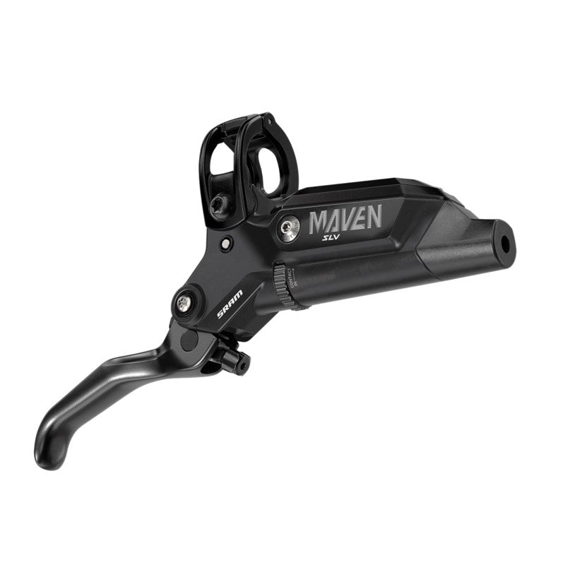 SRAM Disc Brake Maven Silver - Aluminum Lever - Stainless Hardware - Reach/Contact Adj -SwingLink - Black Front/Rear 2000mm Hose (includes MMX Clamp -20P-2 Bracket -Bleeding Edge Tool) A1