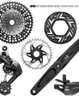 SRAM Eagle 90 DUB Groupset EMTB BCD (Rear Der - Single Click Trigger wClamp - CR 104BCD T-Type 34T - Clip-on Guard  - GX T-Type chain 126l - CS XS-1275 BLK 10-52t) - cranks not included