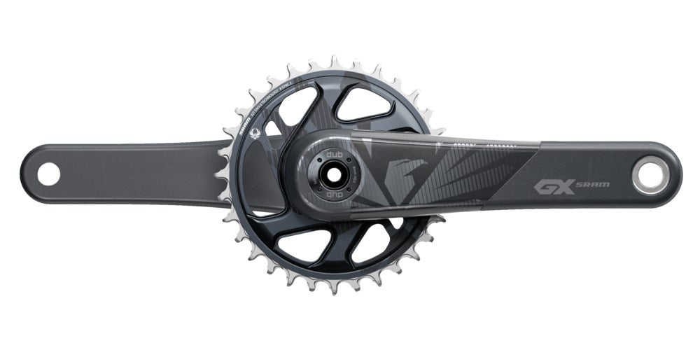 SRAM Crank GX Carbon Eagle Boost 148 DUB 12s 170 w DM 32t X-SYNC 2 Chainring Lunar (DUB Cups/Bearings Not Included)