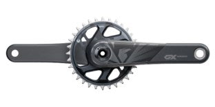 SRAM Crank GX Eagle SuperBoost+ DUB 12s 165 w DM 32t X-SYNC 2 Chainring Lunar (DUB Cups/Bearings Not Included)