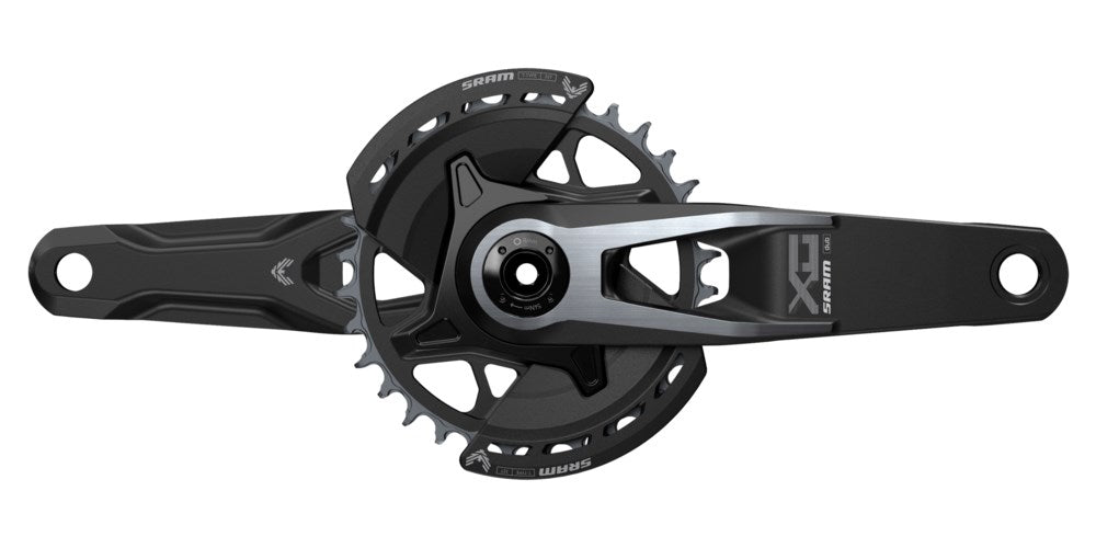 SRAM Crankset X0 Eagle V2 Q174 CL55 DUB MTB Wide 175mm Black 2-guards 32t T-Type (BB and BB DUB spacers are not included)