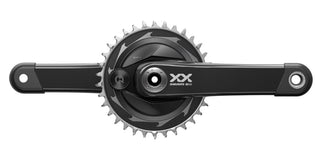 SRAM Crankset Powermeter XXSL Eagle Spider Q174 CL55 DUB MTB Wide 165mm Black 34t T-Type (BB and BB DUB spacers are not included)
