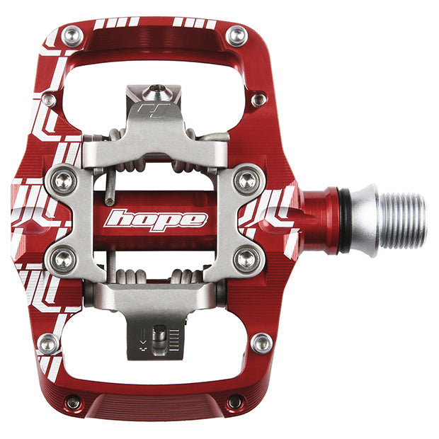 Hope Union Trail Pedals - Red