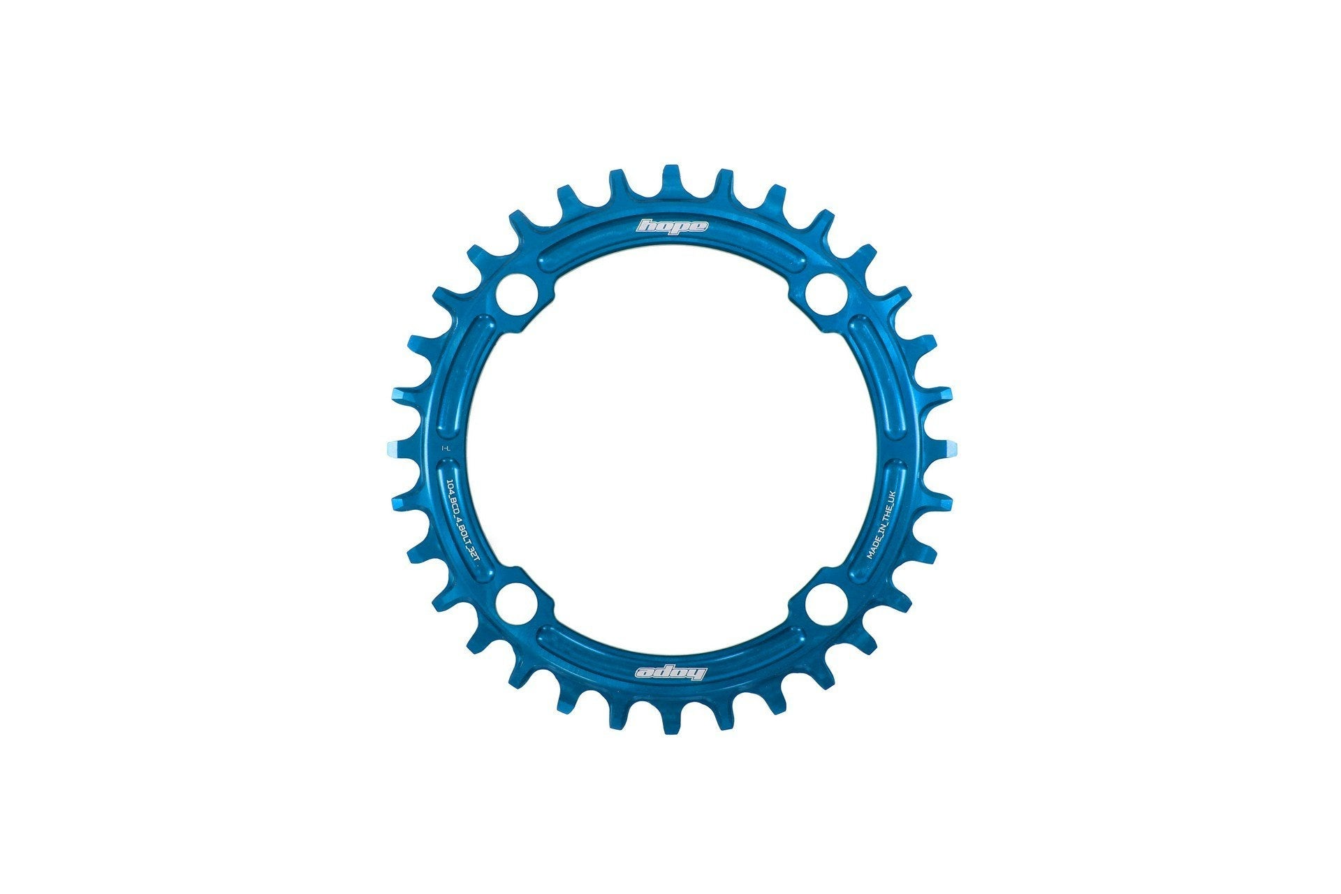 Hope R22 104BCD Chainring - 34 Teeth Blue