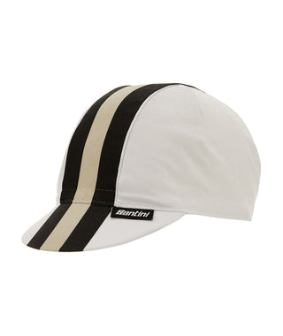 Santini Summer Cycling Cap - White/Black