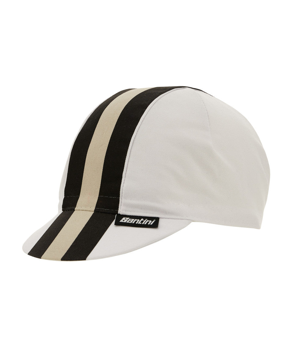 Santini Summer Cycling Cap - White/Black