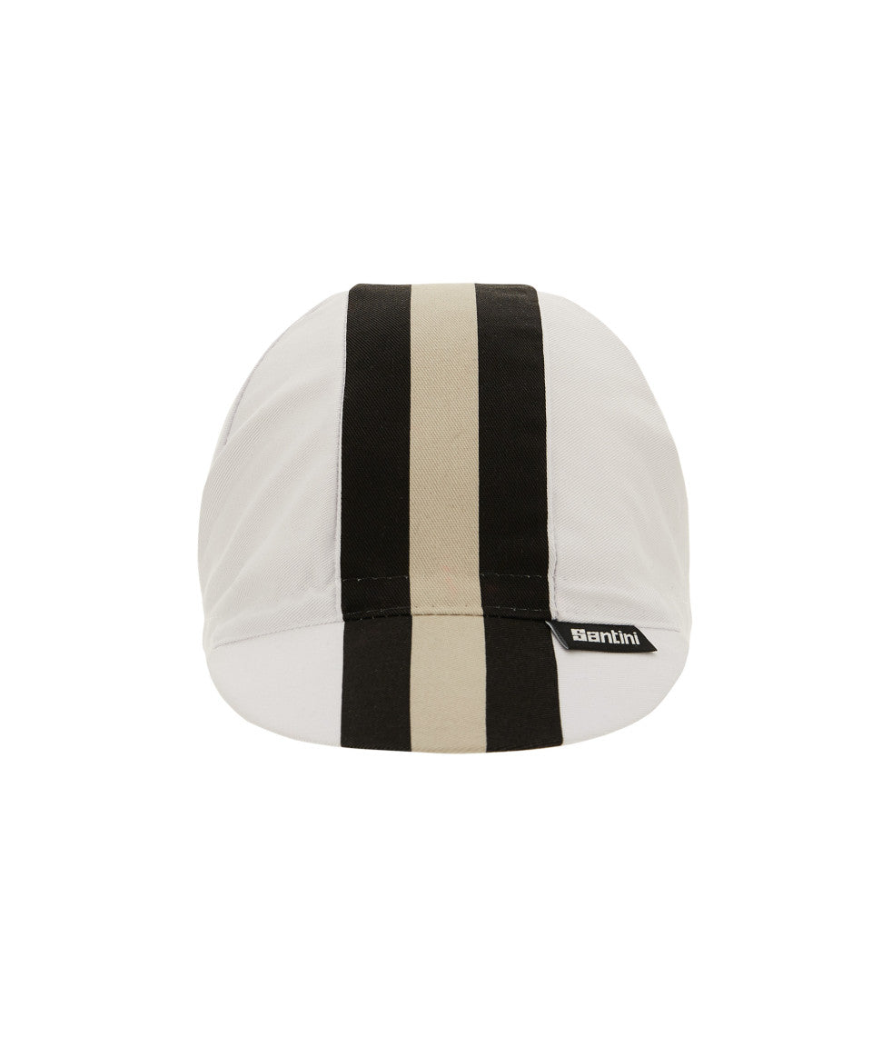 Santini Summer Cycling Cap - White/Black