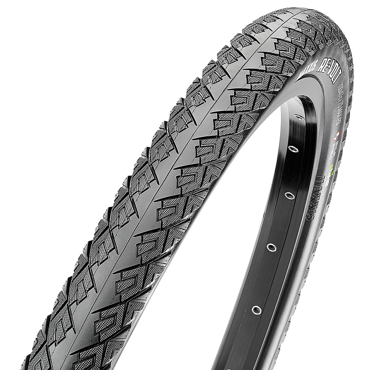 Maxxis Re Volt 700 x 47 E50 Wire Bead 60 TPI SilkShield E Bike Tyre - Black