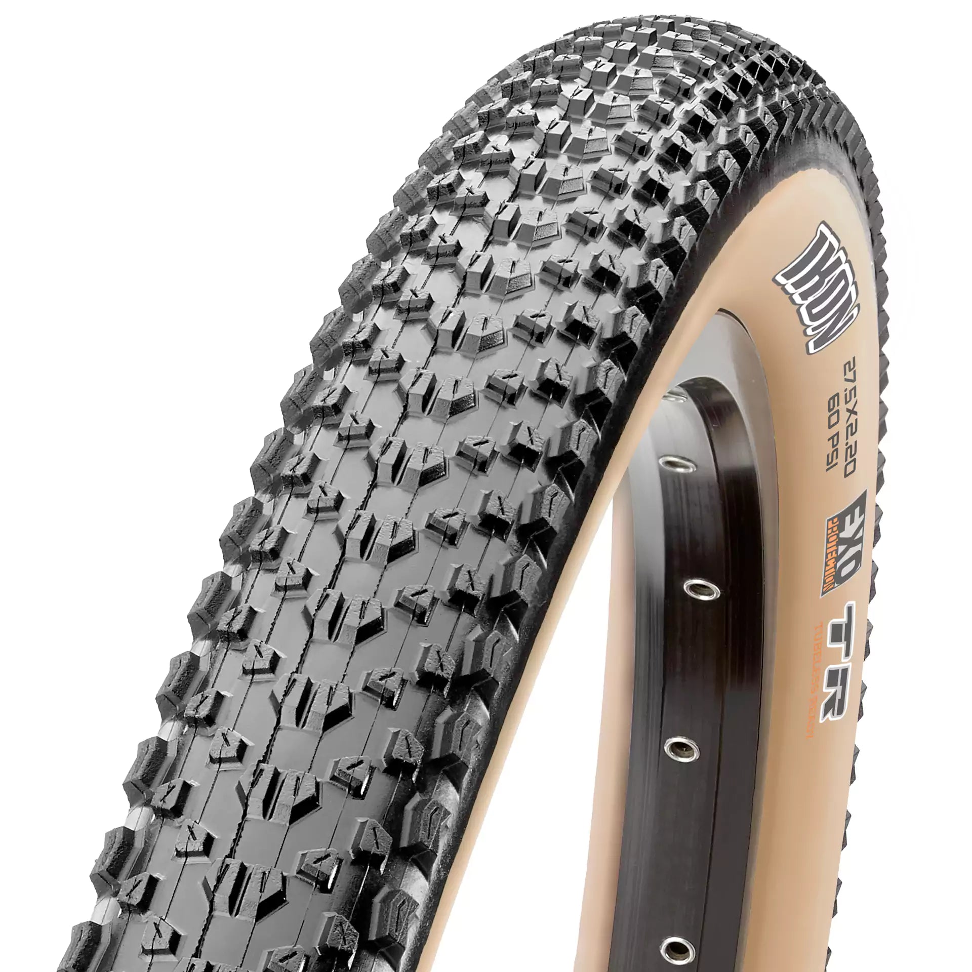 Maxxis Ikon 27.5 x 2.20 Folding 60 TPI EXO TR Tyre - Tanwall