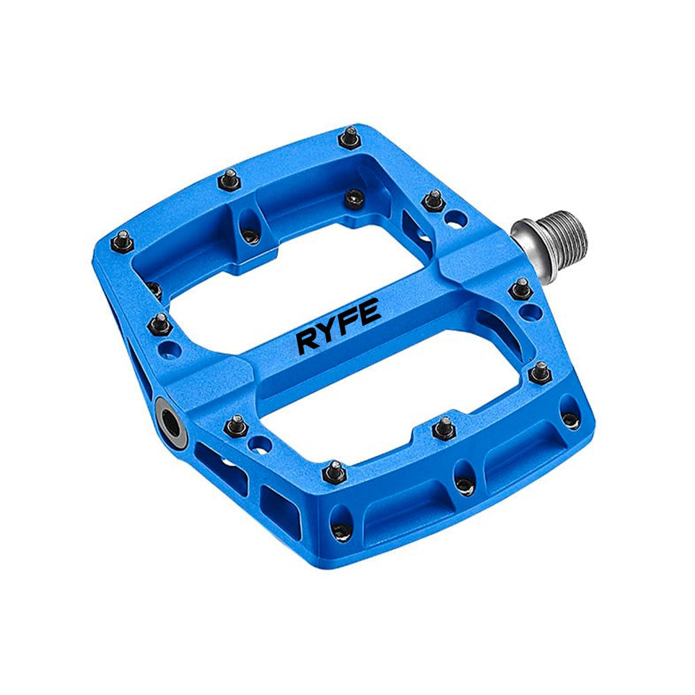 RYFE Ghost Rider MTB Flat Pedals With Sealed Bearing - Blue