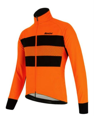 Santini Colore Bengal Winter Jacket Fluro Orange