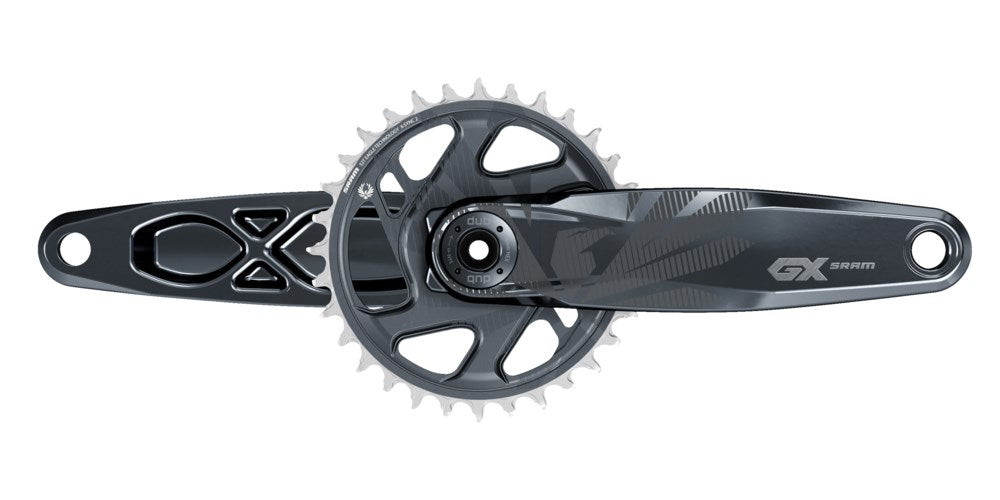 SRAM Crank GX Eagle Boost 148 DUB 12s 165 w DM 32t X-SYNC 2 Chainring Lunar (DUB Cups/Bearings Not Included)