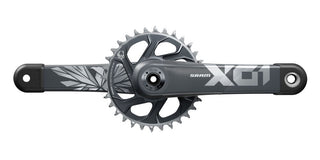 SRAM Crankset X01 Eagle Boost 148 DUB 12s 170 w DM 32T X-SYNC 2 Chainring Lunar Polar Black (DUB Cups/Bearings not included) C3