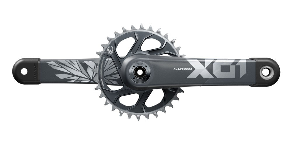 SRAM Crankset X01 Eagle Superboost+ DUB 12s 165 w DM 32T X-SYNC 2 Chainring Lunar Oxy Red (DUB Cups/Bearings not included) C3