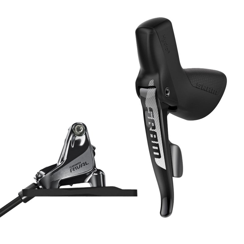 SRAM Hydraulic Disc Brake Rival1 Moto Left Rear Brake 1800mm w Flat Mount Hardware (Rotor &amp; Bracket sold separately)