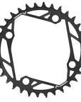 SRAM Chain Ring T-TYPE 38T 104 BCD Steel Black (INCLUDING BLACK BOLTS AND NUTS)