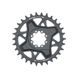 SRAM Chain Ring T-TYPE 34T DM 0mm Offset Eagle (including 8 bolts) Black - XXSL D1