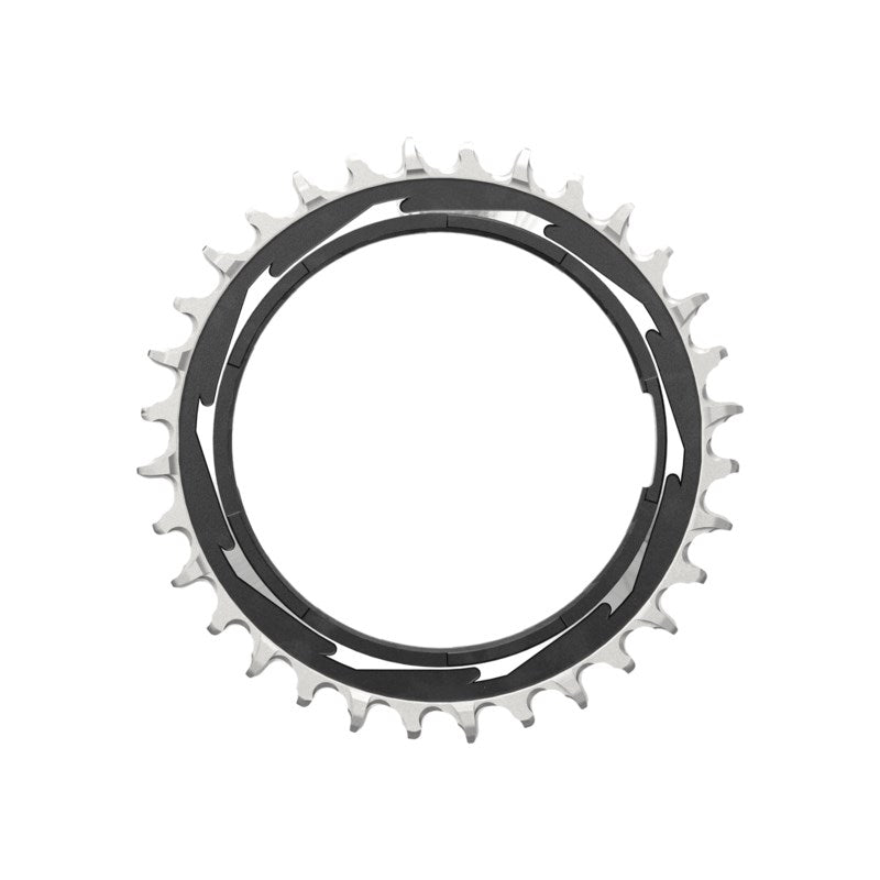 SRAM Chain Ring T-TYPE 32T Powermeter Threaded 3mm Offset Eagle (including pin thread backup and screw) - Black/Silver XXSL D1