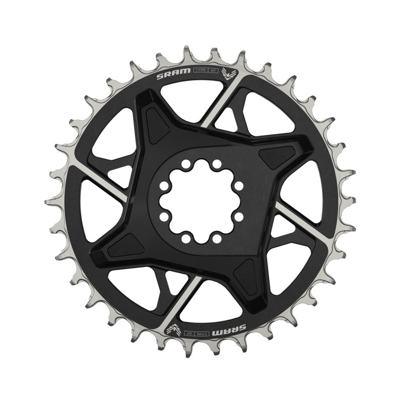 SRAM Chain Ring T-TYPE 32T DM 3mm Offset Eagle (including 8 bolts) Black - XX D1