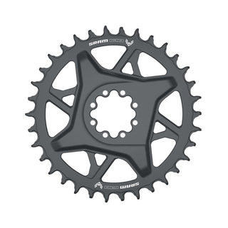 SRAM Chain Ring T-TYPE 36T DM 3mm Offset Eagle (including 8 bolts) Black - XX D1