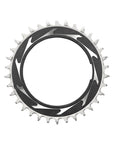 SRAM Chain Ring T-TYPE 36T Powermeter Threaded 3mm Offset Eagle (including pin thread backup and screw) - Black/Silver XXSL D1