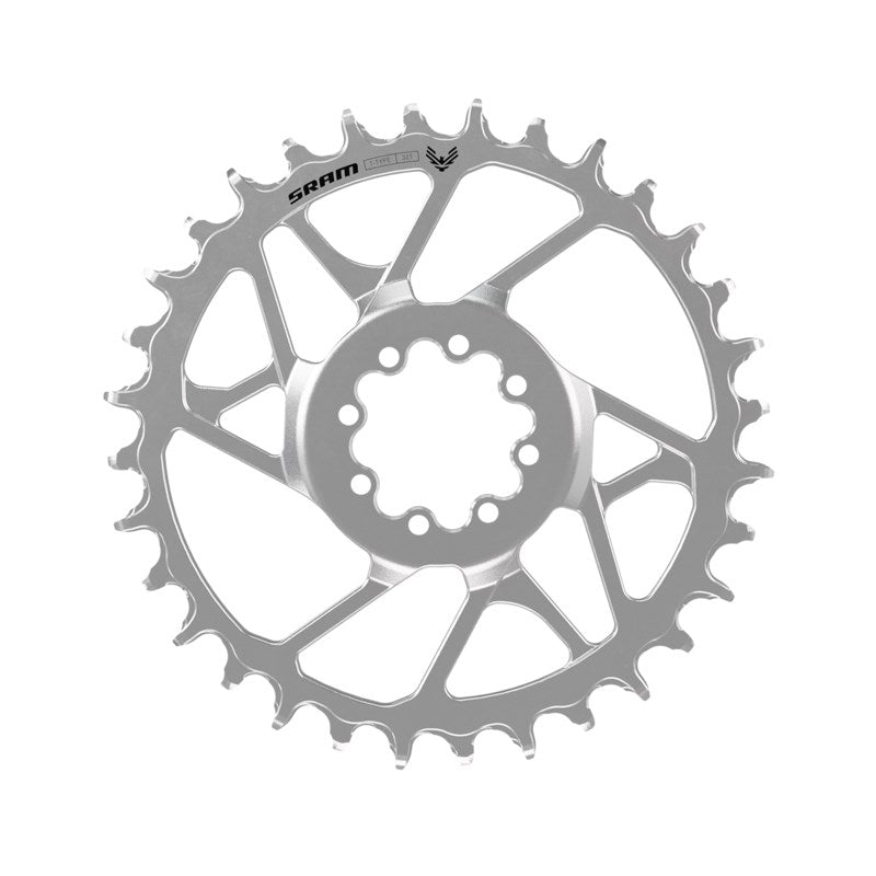 SRAM Chain Ring T-TYPE Eagle 32T Steel DM 3mm Offset Eagle (including 8 bolts) Silver - Eagle 90