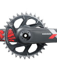 SRAM Crankset X01 Eagle Superboost+ DUB 12s 170 w DM 32T X-SYNC 2 Chainring Lunar Oxy Red (DUB Cups/Bearings not included) C3