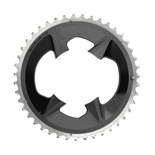 SRAM CHAIN RING ROAD 43T 94BCD 2X12 RIVAL WIDE BLACK WITH COVER PLATE